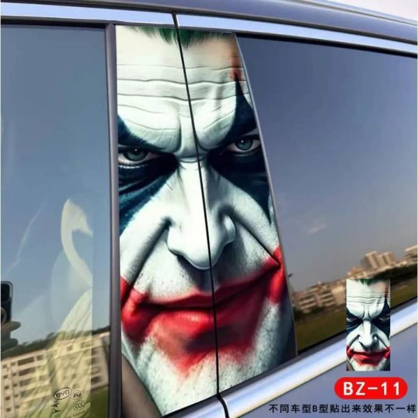 برچسب ماشین ضد آب جوکر