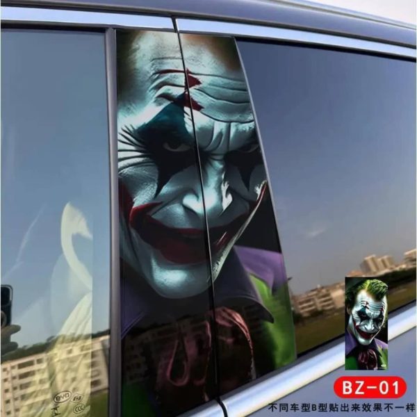 برچسب ماشین ضد آب جوکر